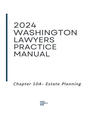 cover image of 2024-25 Washington Lawyers Practice Manual Chapter 10A